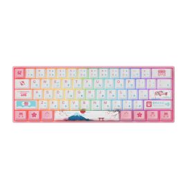Coupon AKKO 3061S Tokyo R2 Mechanical Keyboard 61 Keys Wired Hot Swappable Gateron Prelubricate Switch RGB Cherry Profile PBT Keycaps Gaming Keyboard