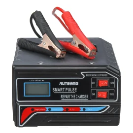 Coupon AUTSOME 12V/24V Automobile Motorcycle Universal Electric Car Battery Charger