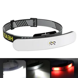 Coupon BIKIGHT 1200mAh 42 LED Headlamp White Light+Red Light HeadIight COB Large Floodlight Forehead Running Light Repairing Lamp