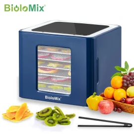 Coupon BioloMix BFD1210 6 Trays Food Dehydrator with LED Touch Control,Digital Temperature and Time,Dryer for Fruit Vegetable Meat Beef Jerky