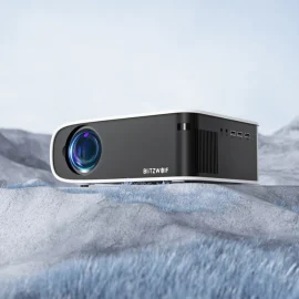Coupon BlitzWolf® BW-V6 Projector 1080P Physical Certified Linux OS 450ANSI Lumens Dual WIFI Bluetooth 5.0 Home Theater
