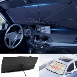 Coupon Car Windshield Sun Shade Cover Umbrella Car Window Sunshade Cover SunShield Block UV