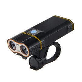 Coupon DL12 Bike Headlight 10400mAh Battery Power Display IPX6 Waterproof 5 Light Modes 360° Rotation Aluminum Alloy Front Light Flashlight for Bicycle Motorcycle Scooter
