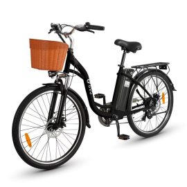 Coupon DYU C6 300W 36V 12.5AH 26inch Electric Bicycle 25KM/H Top Speed 40KM Max Mileage 120KG Payload Electric Bike E-Bike