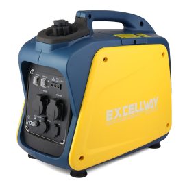 Coupon Excellway 2200W Gasoline Generator Power Station Fuel Generator 2000 Running Watts/2200 Starting Watts Inverter Stromerzeuger