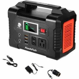 Coupon FlashFish 200W 40800mAh Portable Power Generator Solar Power Station with 110V/220V AC Outlet/2 DC Ports/3 USB Ports
