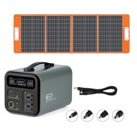 Coupon FlashFish UA1100 200~240V 1100Wh 1200W (Peak 2000W) Power Station+Flashfish TSP 18V 100W Foldable Solar Panel With DC/USB Output Outdoor Emergency Energy Kit