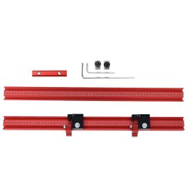 Coupon Fonson Aluminum Alloy Woodworking Extension Guide Rail T-track Connector for Track Saw Rail Parallel Guide System