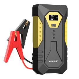 Coupon FOXSUR 26800mAh Jump Starter Power Bank 12V 800A Peak Current Car Emergency Startup Power Supply With LED Light