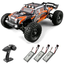 Coupon HBX Haiboxing 901A Several Battery RTR 1/12 2.4G 4WD 50km/h Brushless RC Cars Fast Off-Road LED Light Truck Models Toys