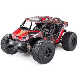 Coupon HS 18431 18432 Brushless RTR 1/18 2.4G 4WD 52km/h RC Car Full Proportional LED Light Off-Road Monster Truck Vehicles Models Toys