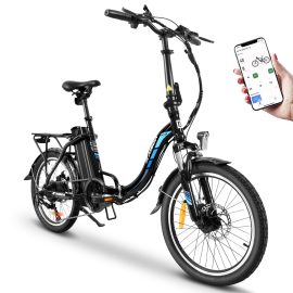 Coupon KAISDA K7 36V 12.5AH 350W 20inch Folding Electric Moped Bicycle 45-75KM Mileage 120KG Payload Electric Bike