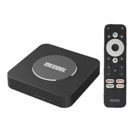 Coupon MECOOL KM2 Plus Android 11 TV Box S905X4 2+16GB Dual-5G-WIFI Google Play Assistant Authentication Netdlix 4K Movie – EU Plug