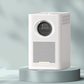 Coupon Mini Smart Projector Android 10.0 With WiFi 2+16GB Storage Portable Movie Compatible With IOS/Android/HDMI/USB,Good For Meeting,Office,School,Team Building,Big Game Time