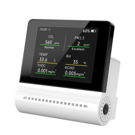 Coupon NOYAFA JSM16 5-in-1 Household Air Quality Monitor PM2.5/CO2/HCHO/TVOC Detector Temperature Humidity Tester