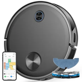 Coupon Proscenic V10 Robot Vacuum Cleaner 3 In 1 Vacuuming Sweeping and Mopping 3000pa Mopping LDS Navigation 2600mAh 120Mins Runtime