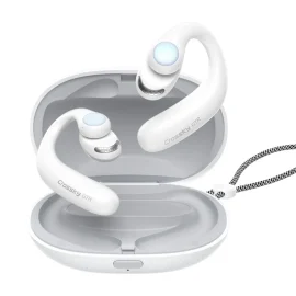 Coupon QCY Crossky GTR TWS Earbuds bluetooth V5.3 Earphone Virtual Bass Algorithm Quad Mic Noise Cancelling Calling Open Ear Sports Headphone