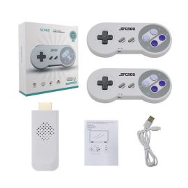Coupon SF900 1500 Games 8Bit 16 Bit SNES NES Retro TV Game Console HD Classic Video Game Stick Wireless Gamepad Controller