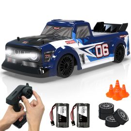 Coupon Volantex 78504-3 RTR Two Batteries 1/14 2.4G 4WD Drift RC Car LED Light High Speed On-Road Vehicles Models Toys