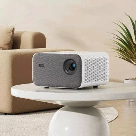 Coupon XIAOMI MI Projector 2S DLP 1080P 850 ANSI Lumens 2G+16G MEMC Auto Focus Correction Dual-5G-WIFI Android 2+16GB Home Theater Beamer Cinema TV Videa