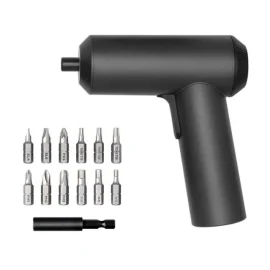 Coupon XIAOMI Mijia 3.6V 2000mAh Rechargeable Electric Screwdriver Lithium Ion 5N.m with 12 Pieces S2 Screwdriver Bits for Home DIY