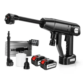 Coupon 15000mAh 755Motor Cordless High Pressure Car Washer Spray Water Pump Portable Car Wash Pressure Cleaner Cleaning Machine