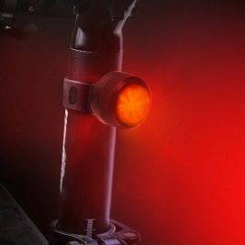 Coupon 2023 New A08 Bike Taillight Red LED Super Brightness IPX5 Waterproof 3 Light Modes Bicycle Flashlight for Night Cycling