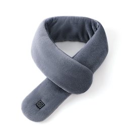 Coupon 3 Gears Electric Heating Scarf 4 Modes Massage Adjustable Winter Warm USB Rechargeable Neckerchief Plush Collar