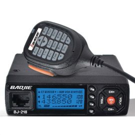 Coupon BaoJie BJ 218 25W Mobile Radio VHF UHF 136 174 400 470MHz Ham Radio Car Walkie Talkie Long Range