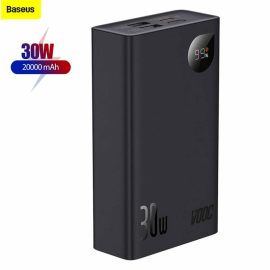 Coupon Baseus 20000mAh Adaman2 30W PD QC3.0 Digital Display Dual-way Fast Charging Power Bank Portable Charger External Battery AFC Certified for iPhone 14/13/12/11/XR for Samsung for Xiaomi