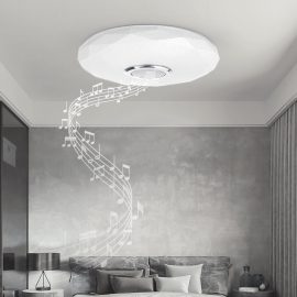 Coupon BlitzWolf® BW-LT39 LED Smart Bluetooth speaker Ceiling Light with Main Light and RGB Atmosphere Light 2700-6500K Adjustable Temperature APP Remote Control Party Music Mode Timing Function