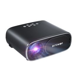 Coupon BW-V4 1080P Projector 5G-WIFI Mirroring Wireless Auto Focus Auto Keystone Correction Lens Protection Automatic Slide Smart Cinema Home Theater Outdoor Movie EU Plug