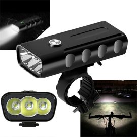 Coupon BX3 1500Lm Super Bright Bike Headlight 5200mAh Battery IPX5 Waterproof 3 Light Modes 360° Rotation Aluminum Alloy Bicycle Front Light for Night Cycling