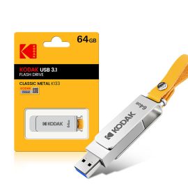 Coupon for KODAK K133 64G Metal USB Flash Drive USB 3.1 Rotating USB3.0 Stick Pendrive Memory stick for Computer TV Car Speaker