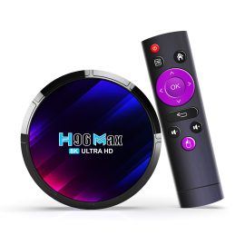 Coupon H96MAX Android 13.0 RK3528 Quad Core TV Box 4+32GB Dual WIFI 6 Bluetooth 5.0 Set Top Box 8K H.265 Screen Cast 3000Mps