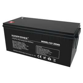 Coupon HANIWINNER 12.8V 200Ah LiFePO4 Lithium Battery Pack Backup Power, 2560Wh Energy, 2000+ Cycles, Built-in BMS, Support in Series/Parallel, IP55 Waterproof, Perfect for Replacing Most of Backup Power, RV, Boats, Solar, Off-Grid HD009-12