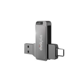Coupon Lenovo Thinkplus MU233 Type CandUSB3.2 Flash Drive Dual Metal Interface 128G High Speed Data Transmission Portable Memory U Disk for Phone PC Laptop