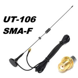 Coupon Magnetic HF Antenna UT-106UV Vehicle Mounted Talkie Car Antenna For Baofeng 888S UV-5R UV-10R UV-9R