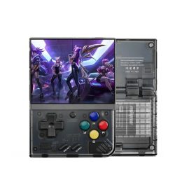 Coupon Miyoo Mini Plus 64GB 23000 Games Retro Handheld Game Console for PS1 MD SFC MAME GB FC WSC 3.5 inch IPS OCA Screen Portable Linux System Pocket Video Game Player Transparent Purple
