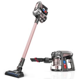 Coupon Proscenic P8 Plus Cordless Vacuum Cleaner,17000Pa Handheld Stick Vacuum Cleaner with Wall Mount and HEPA Filtration,Battery Removable,Two Speeds Suction Power,35 Minutes Use Time (Red)