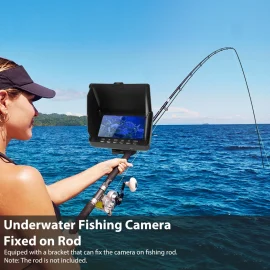 Coupon Underwater Fishing Camera 5-Inch 1080P IP68 Waterproof 20M Ice/sea/River Camera For Fishing Underwater Detection