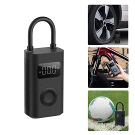 Coupon XIAOMI Mijia 1S 150PSI Electric Tire Air Pump Inflator Digital Pressure Monitoring Sensor with LED Light 5 Modes for Car Football