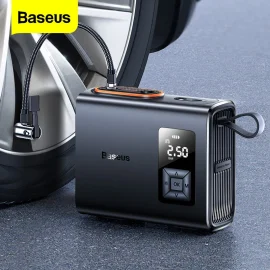 Coupon Baseus Cordless Tire Inflator Pump Portable Air Compressor Pressure Injector Tyre Electric Inflation for Car Motorcycle Bike