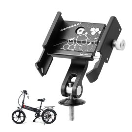 Coupon Bike Holder Aluminum Alloy 360° Adjustable Sturdy Anti-fall 0.2kg Lightweight Handlebar Holder for Motorcycle Bicycle Scooter Bracket