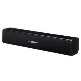 Coupon ELEGIANT SR050 6W Powerful Multimedia HiFi Bass Portable USB SoundBar Speakers with Volume Control for PC Desktop