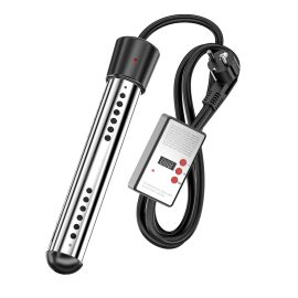 Coupon 3000W Electric Intelligent Timing Heater Boiler Water Heating Element Immersion Suspension Water Heater Bathroom Swimming Pool