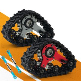 Coupon 4PCS SG W001 Upgraded Track Wheels Tires 12mm Hex All Terrain for 124017 144001 104072 EC30B EAT14 1/10 1/12 1/14 RC Car Crawler Truck High Speed Model Spare Parts