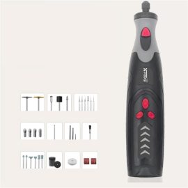 Coupon 50PCS USB Charging Grinding Machine Wireless 5-Speed Rotary Tools with LED Lights Durable PCB Engraver Pen for Cutting Milling Polishing