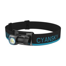 Coupon CYANSKY HS3R 1100lm Mini L-Shaped Multifunctional Rechargeable Headlamp with Red Light Lightweight USB-C Rechargeable Flashlight for Outdoor Sports Industrial Work Repairand Camping