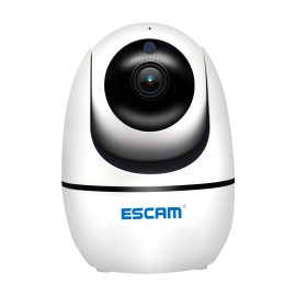 Coupon ESCAM PVR008 H.265 Auto Tracking PTZ Pan/Tile Camera 2MP HD 1080P Wireless Night Vision IP Camera